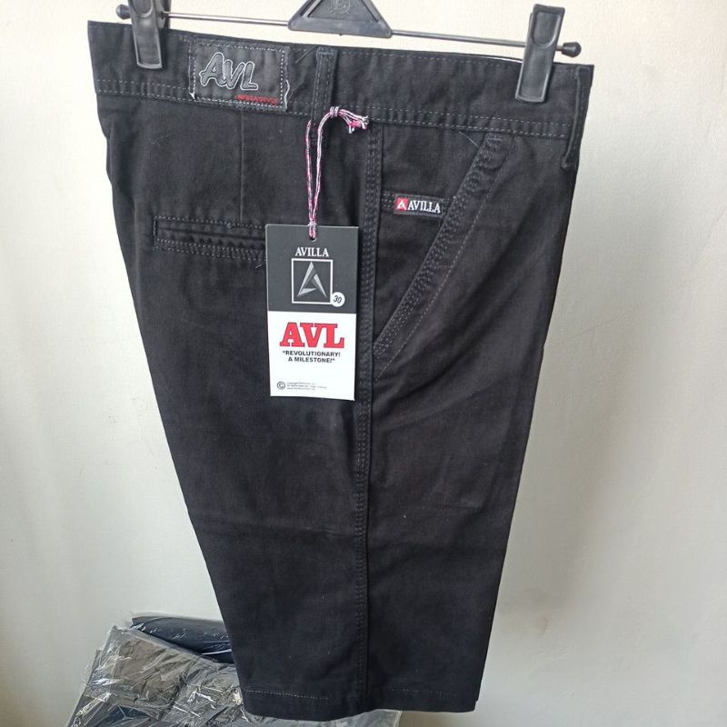 Celana Katun Camvas Chinos Pendek Pria Original AVL