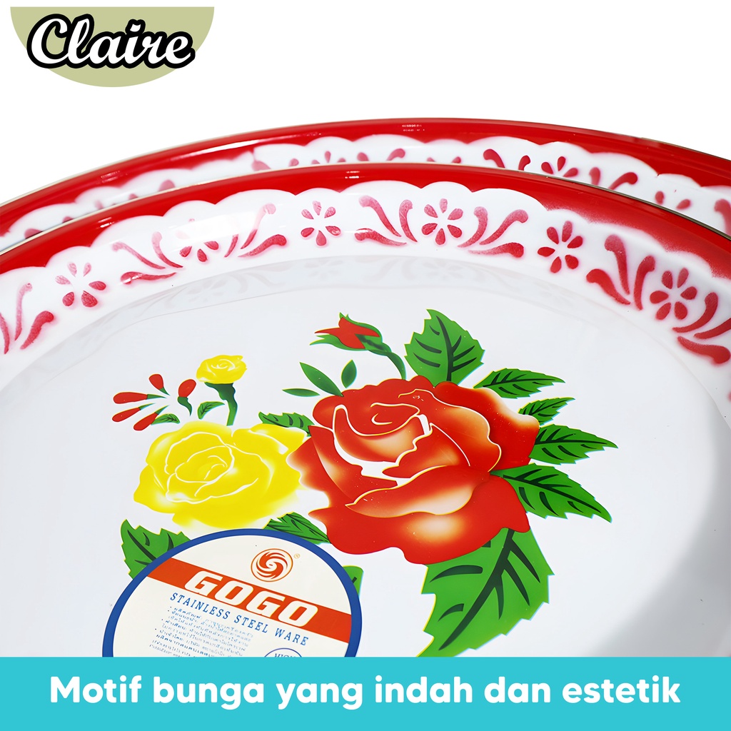 LOYANG MOTIF BUNGA / LOYANG NAMPAH KUE / LOYANG KALENG KEMBANG