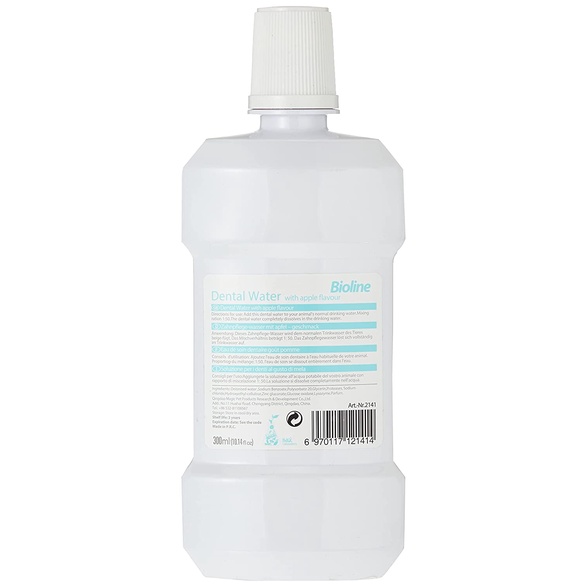 BIOLINE Dental Water 300ml / Cairan Pembersih Mulut Anjing Kucing