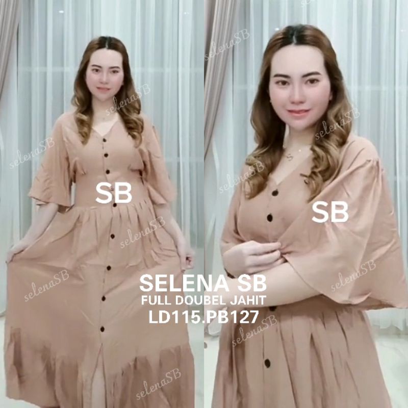DRESS SELENA JUMBO BAJU KANCING