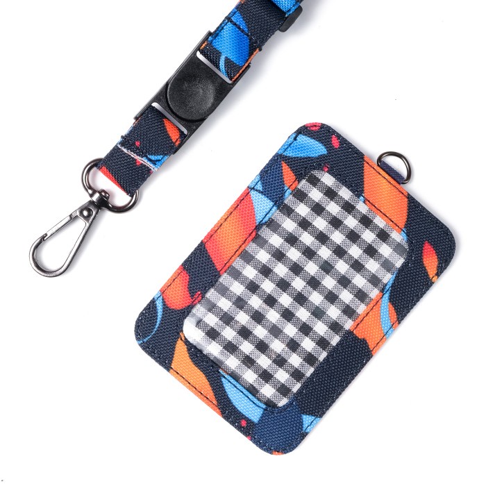 

*#*#*#*#] Gantugan ID Card Holder Kantor Name Tag Lanyard Pria Wanita - IDCS07