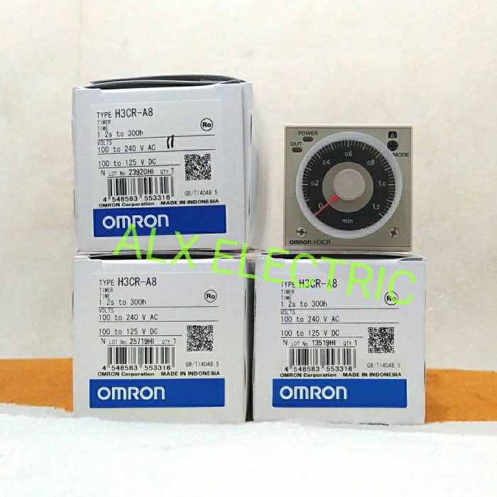 Komponen Listrik Timer H3Cr-A8 Omron