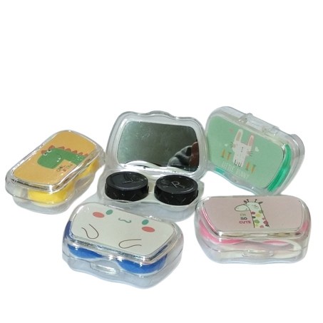 Tempat Softlens Karakter Case Softlens  Cermin Model Transaparan