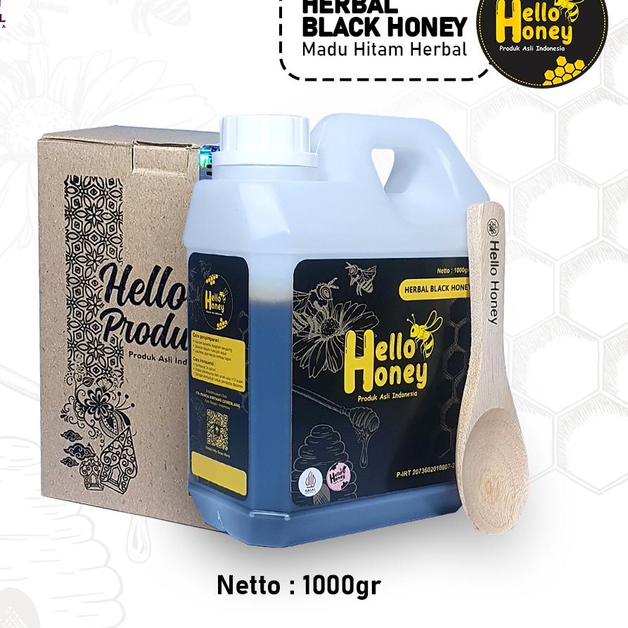 

Termurah Hello Honey - Madu Hitam Pahit Herbal Asli 1 KG - Herbal Black Honey serbuuu !