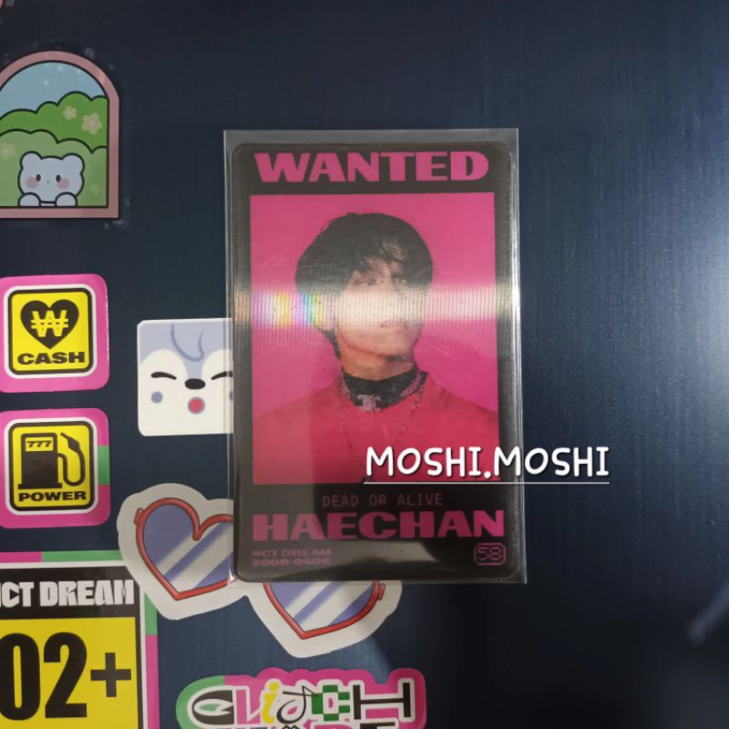 Photocard NCT Jeno, Haechan, Chenle Lenticular [Glitch Mode]