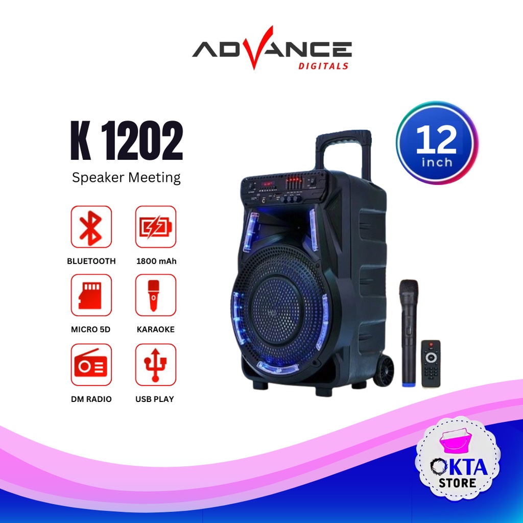 Advance Speaker Meeting Bluetooth K1202 12&quot;