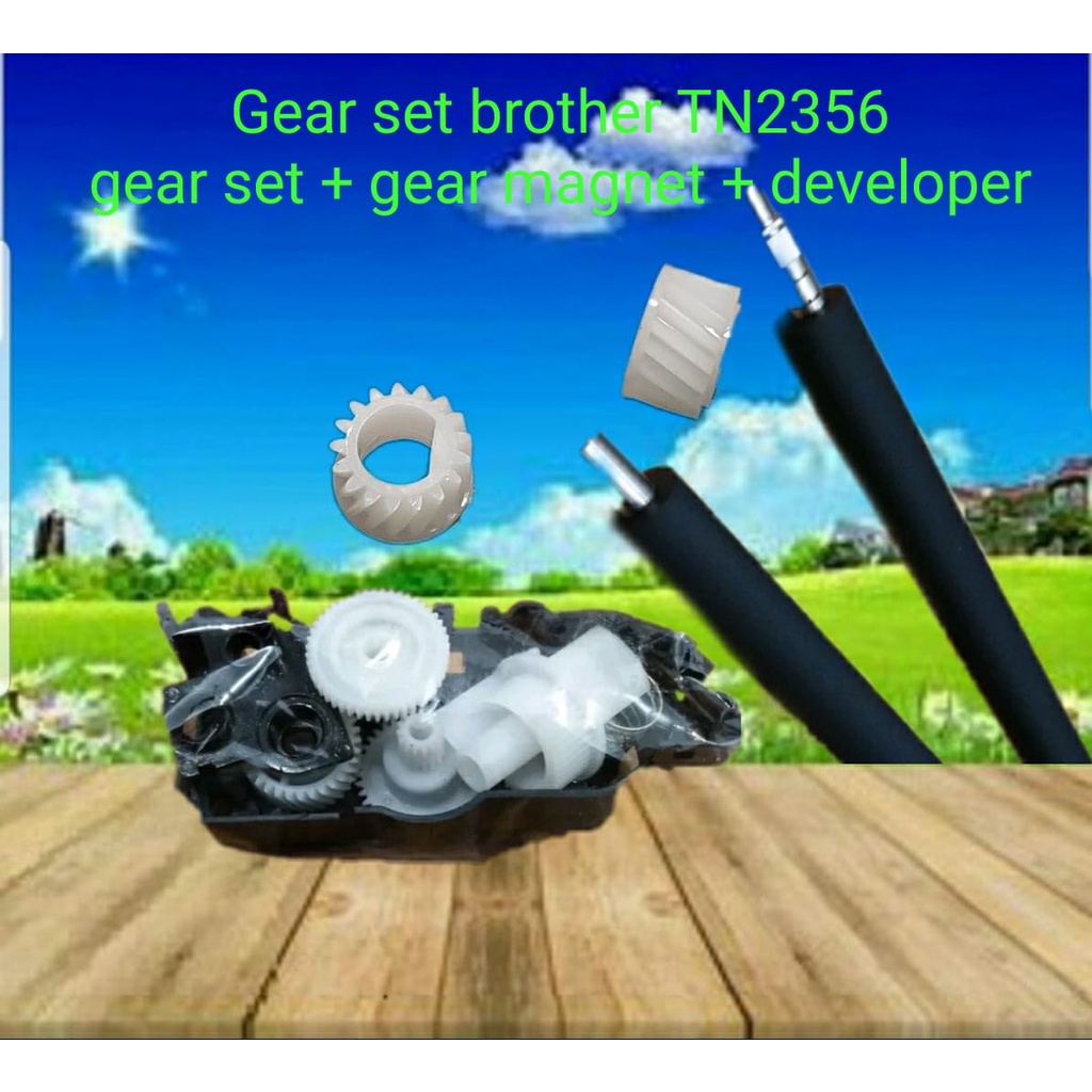 Gear Developer + Developer Roller Ori + Reset gear For DCP-L2540dw MFC-L2740dw MFC L2740 l2740dw MFC-L2700d MFC L2700 TN-2356 TN2356 TN 2356  DR2306 DR-2306 1SET