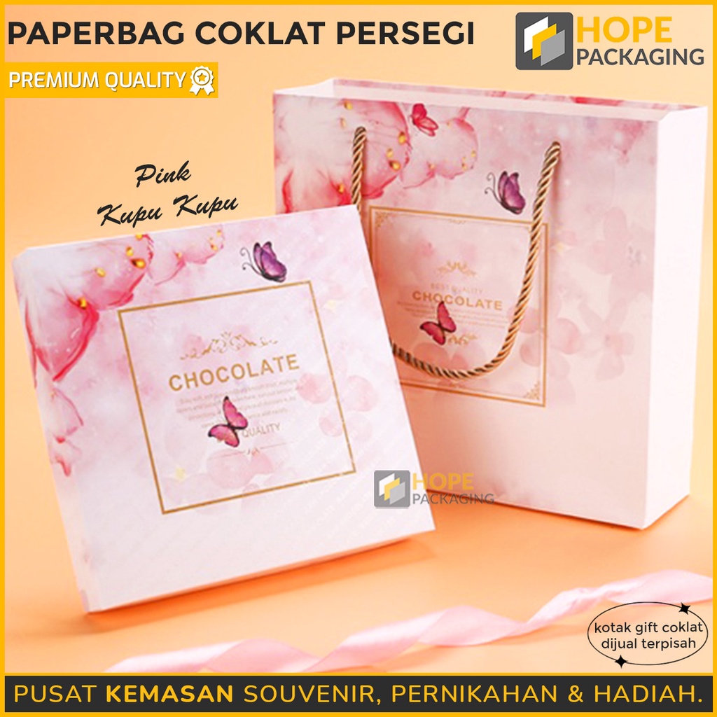 

Paper Bag Size : 21 x 6 x 20 cm / Paperbag Bingkisan / Tas Jinijing Souvenir / Tas Gift / Tas Hampers Coklat
