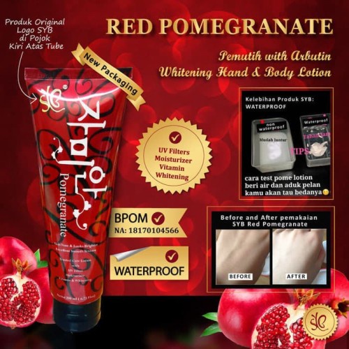 REDPOME LOTION POMEGRANTE ORIGINAL BY SYB - 200ml