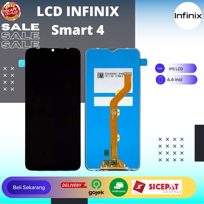 Lcd infinix smart 4 bergaransi