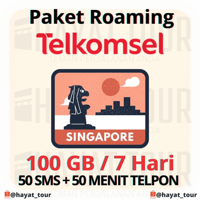Paket Roaming Singapura, Kuota Telkomsel Singapura