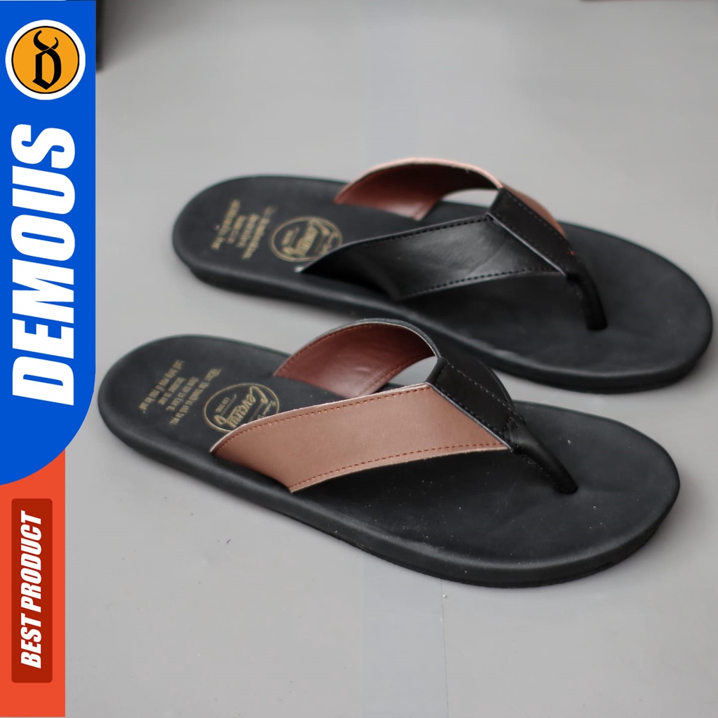 DEMOUS Wallet - Sandal Jepit Pria Kulit Asli