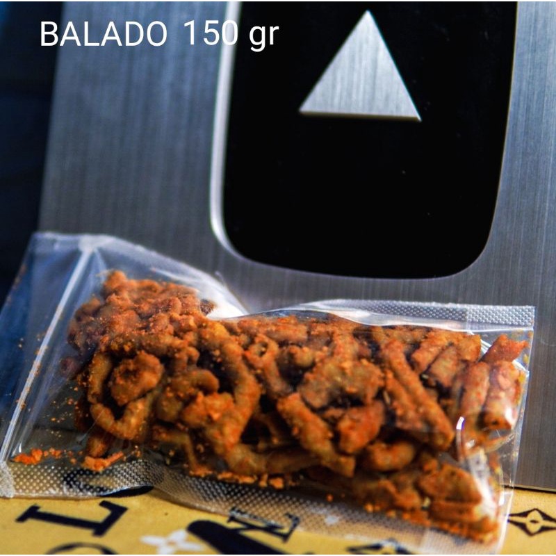 

Keripik Usus 150gr/Rasa Balado/Enak/Halal