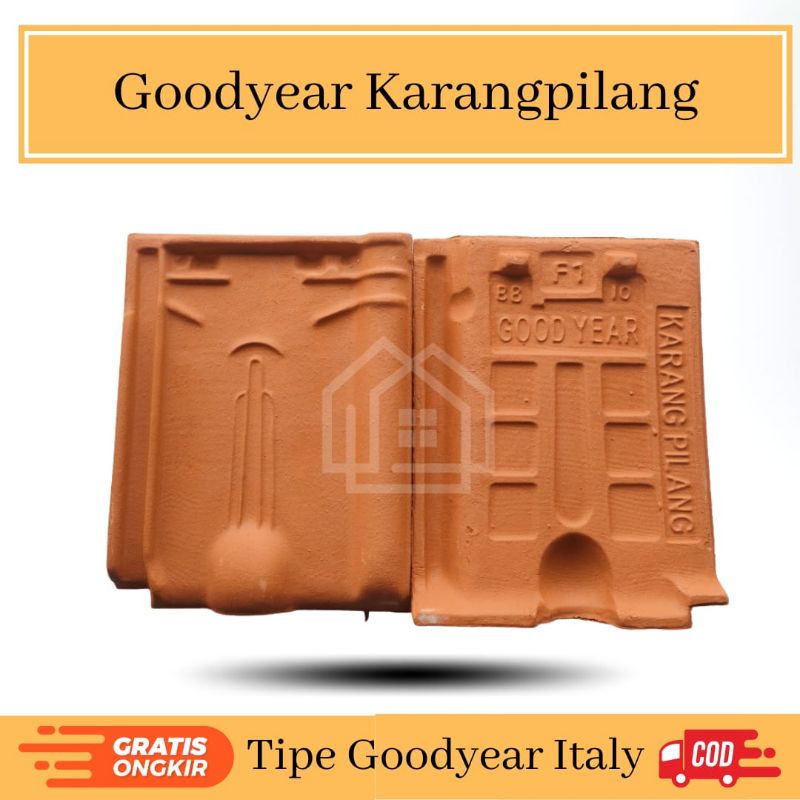 genteng goodyear karangpilang tipe italy flat gemini grande portugis
