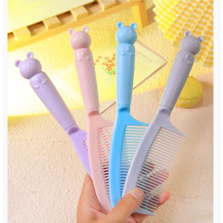 Sisir Rambut Anak motif bear/ cute bear hair comb/ sisir rambut korea style