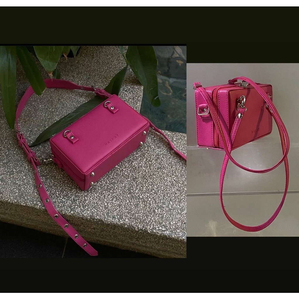 LUIGI BAG by Haylaystudio Haylay Pinkyswear Pink Sample Sale Ready Stock