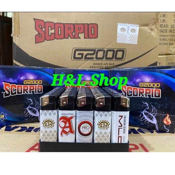 Baru Spesial Korek Api G2000 Magnit (Scorpio)