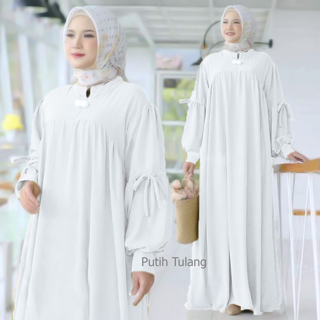 AYUNDA DRESS CRINKCLE AIR BLOW / BAJU CEWEK KEKINIAN 2022/PAKAIAN MUSLIM TERLARIS2022 BAHAN CRINKLE AIR FLOW TERMUARAH/ FASHION MUSLIMAH 2022 / GAMIS WANITA TERBARU