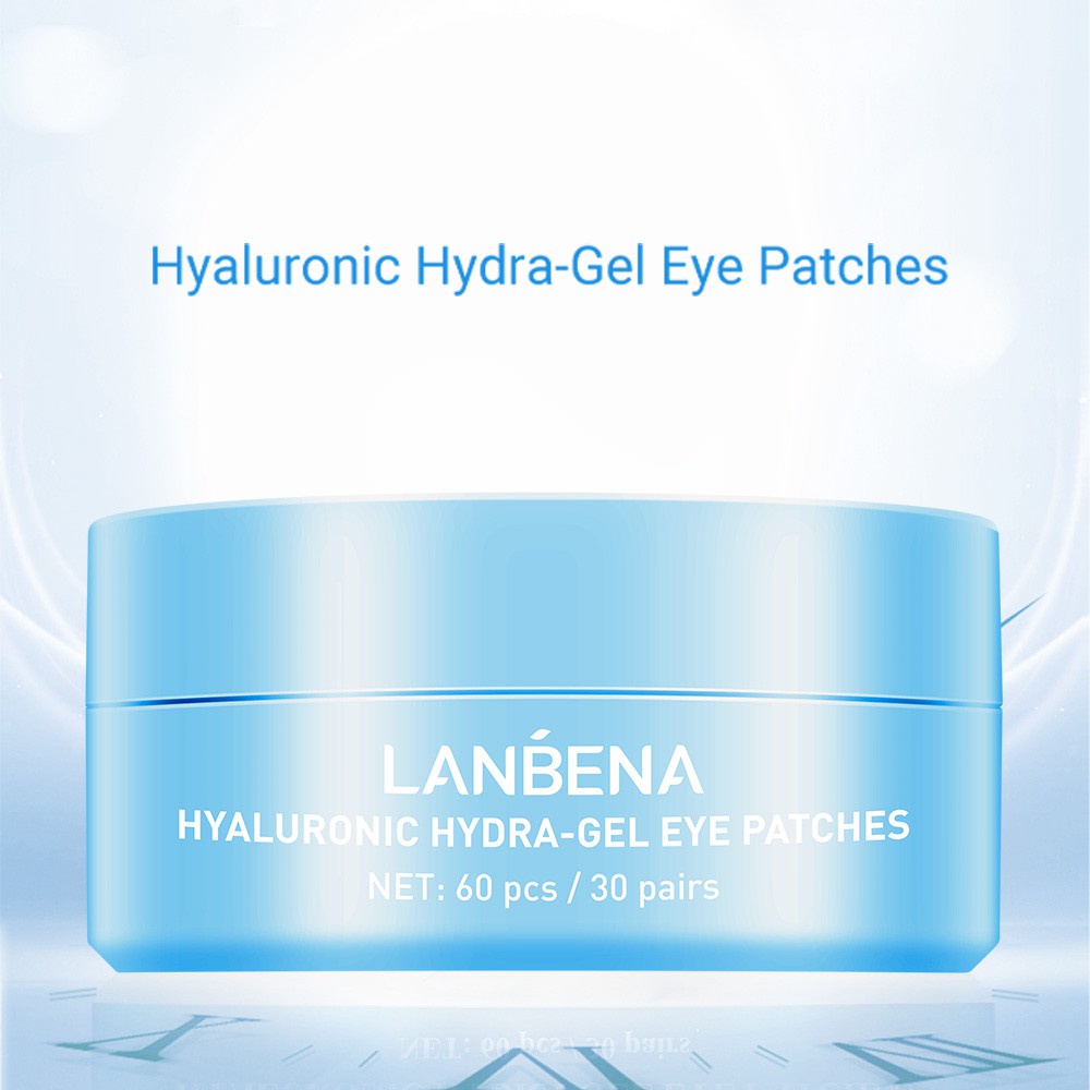 LANBENA Hyaluronic Acid Hydra-gel Eye Mask/Patches - Melembabkan (60 pcs)[BPOM]