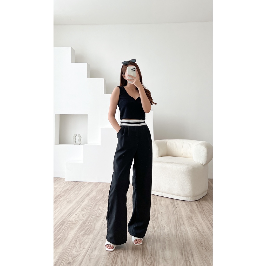 POTTIE - Venice Cullotes Pants - Long Culottes High Waist