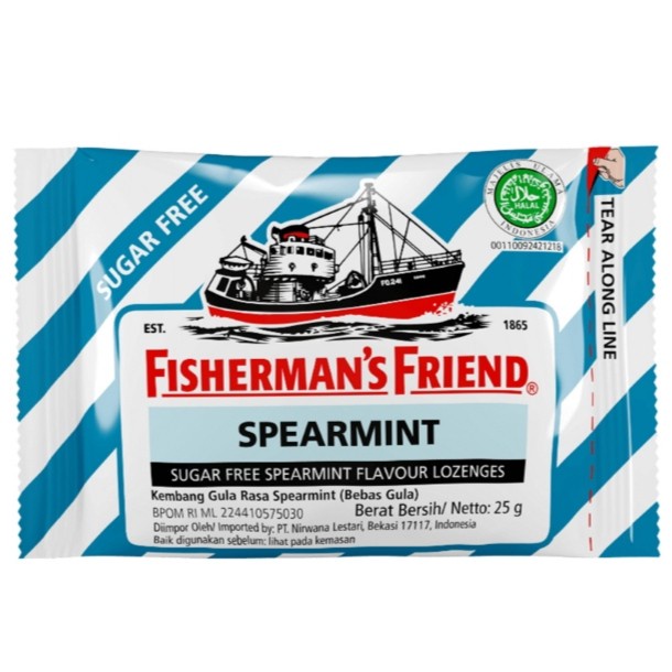 

FISHERMAN'S FRIEND Permen Sugar Free Spearmint 25 gr