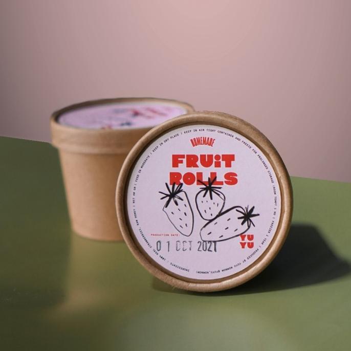 

HOMEMADE FRUIT ROLL up / strawberry honey by YUYU / permen HOT SALE