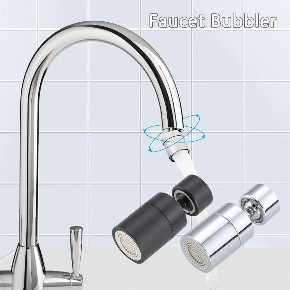 Bubbler Keran Nanas Putar Saringan Keran Dapur Hemat Air Faucet Extender Sprayer