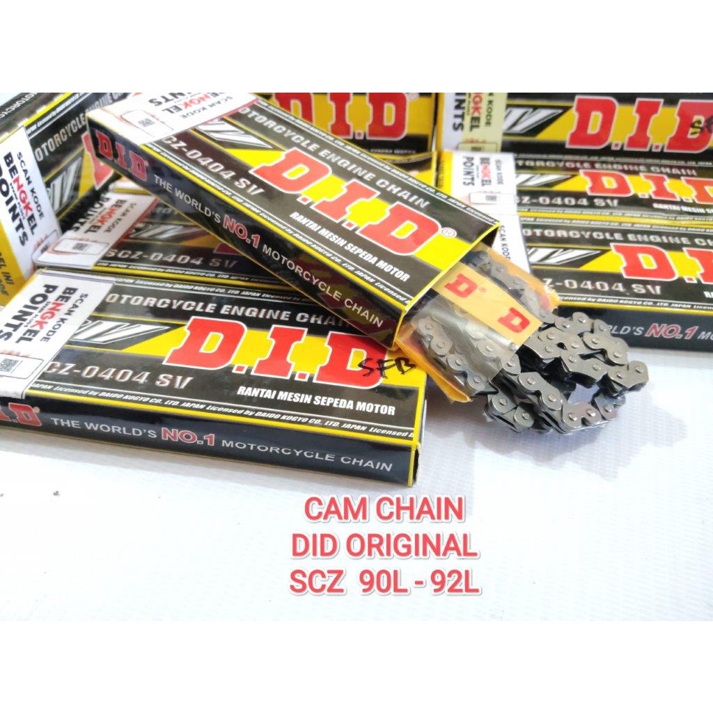 CAM CHAIN RANTAI KETENG KAMPRAT KAMRAT DID ORIGINAL 90 92 94 96 98 100 102 104 114 120 124 L SUPRA V