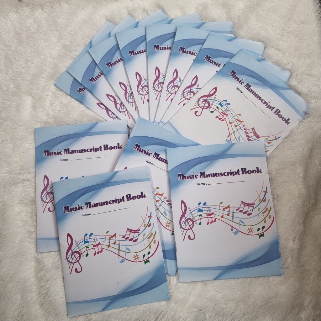 

✔TERMURAH✔ Manuscript book music book // Buku tulis musik garis lima buku garis paranada isi 20 // lima buku garis paranada // Buku Musik