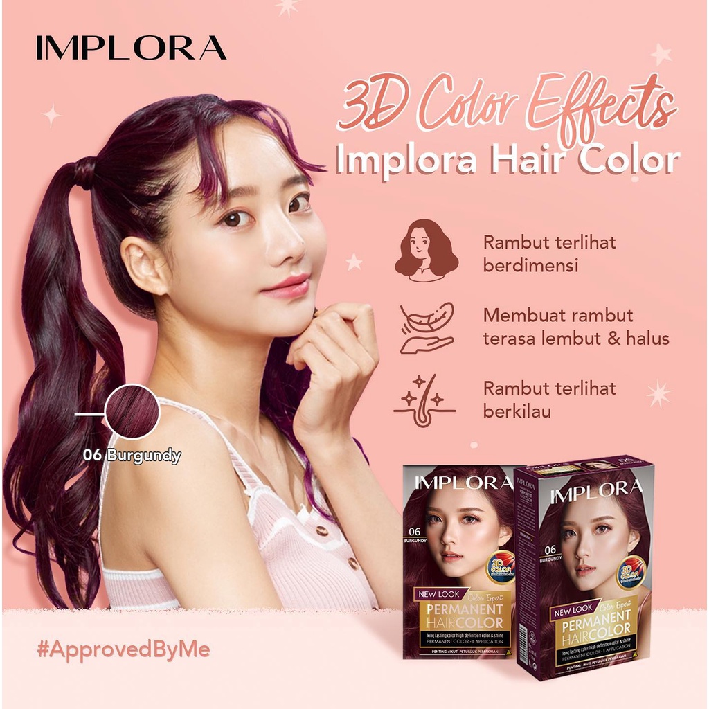 Implora Semir Rambut hair color/IMPLORA New Permanent Hair Color/Hair coloring