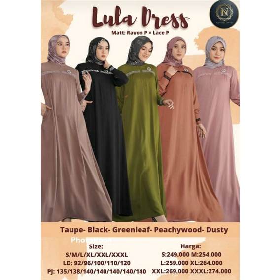 Ready stock. Terbaru drees lebaran 2023 . Terlaris Drees Nadheera Luxury BAJU GAMIS TERBARU LULA DRE