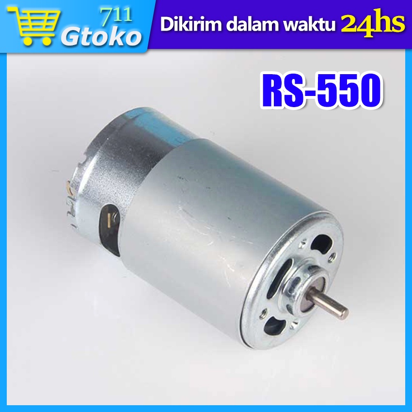 RS-550 DC Motor Dinamo 12V 21000RPM Untuk Bor Listrik