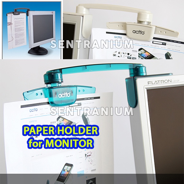 

Paper Holder Stand Clip - Klip Gantung Penjepit Kertas File Dokumen di Monitor Komputer Rumah Sekolah Kuliah Kantor - Alat Bantu Kerja Input Data Praktis