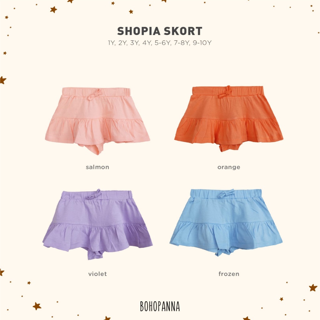 bohopanna - sophia skort (rok celana anak)