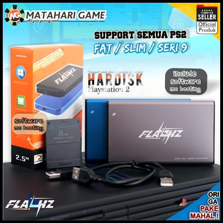 HDD PS2 160GB - HARDISK EKSTERNAL PS2 - SUPPORT SEMUA PS2 FULL GAME