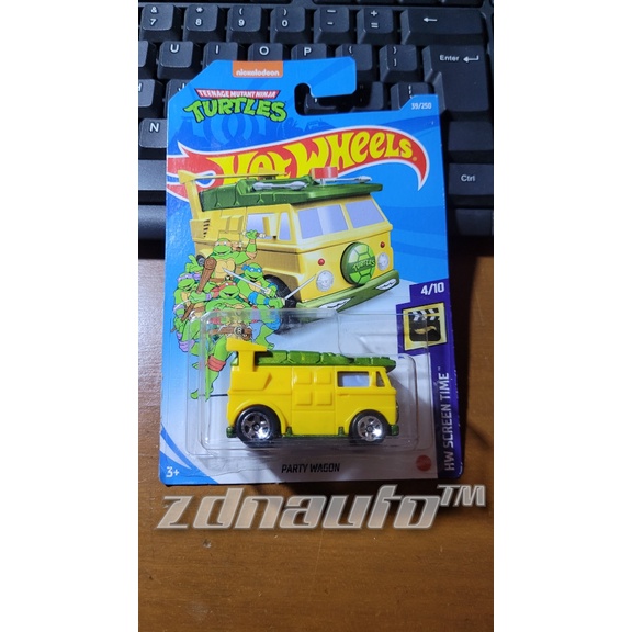 Hot Wheels Hotwheels Ninja Turtle Party Wagon Kura Kura Ninja Teenage Mutant Ninja Turtles TMNT Part