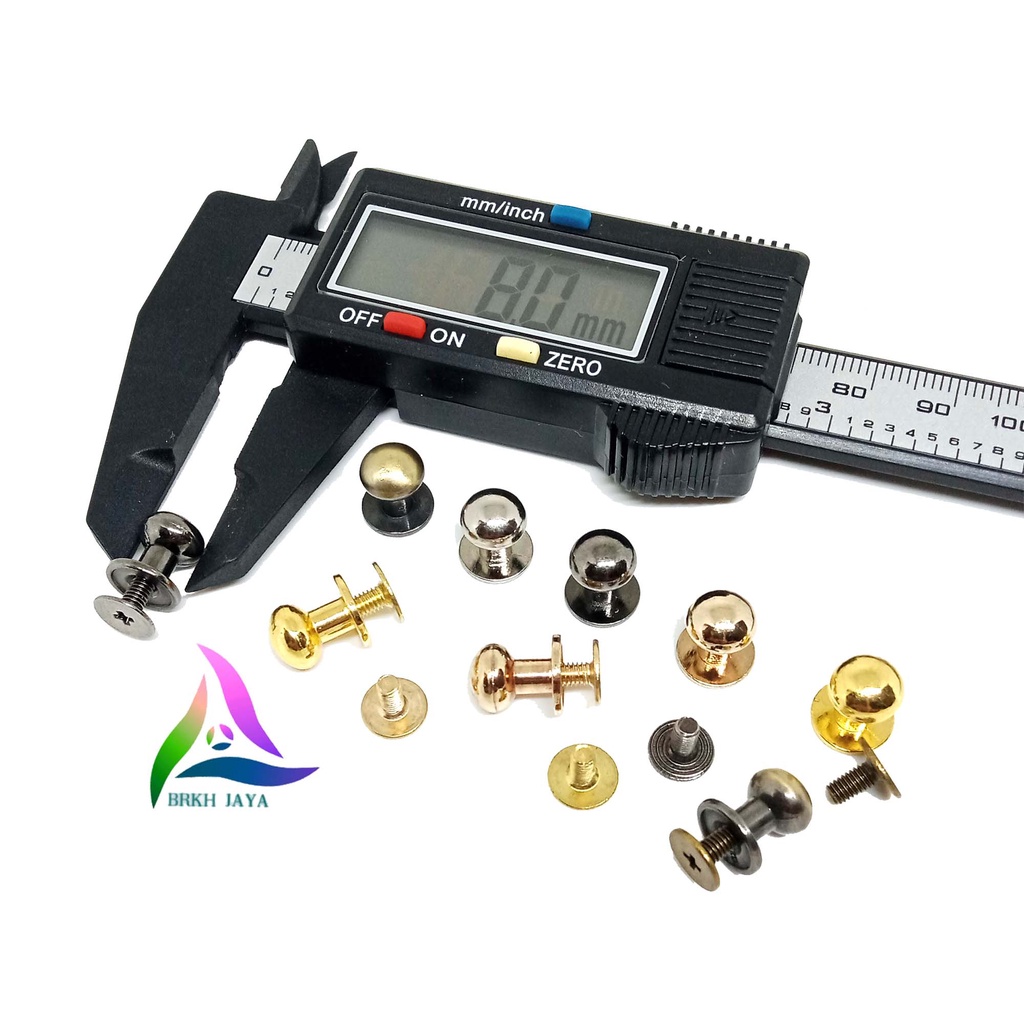 KANCING PION 8 MM / BAUT PION PREMIUM ECERAN