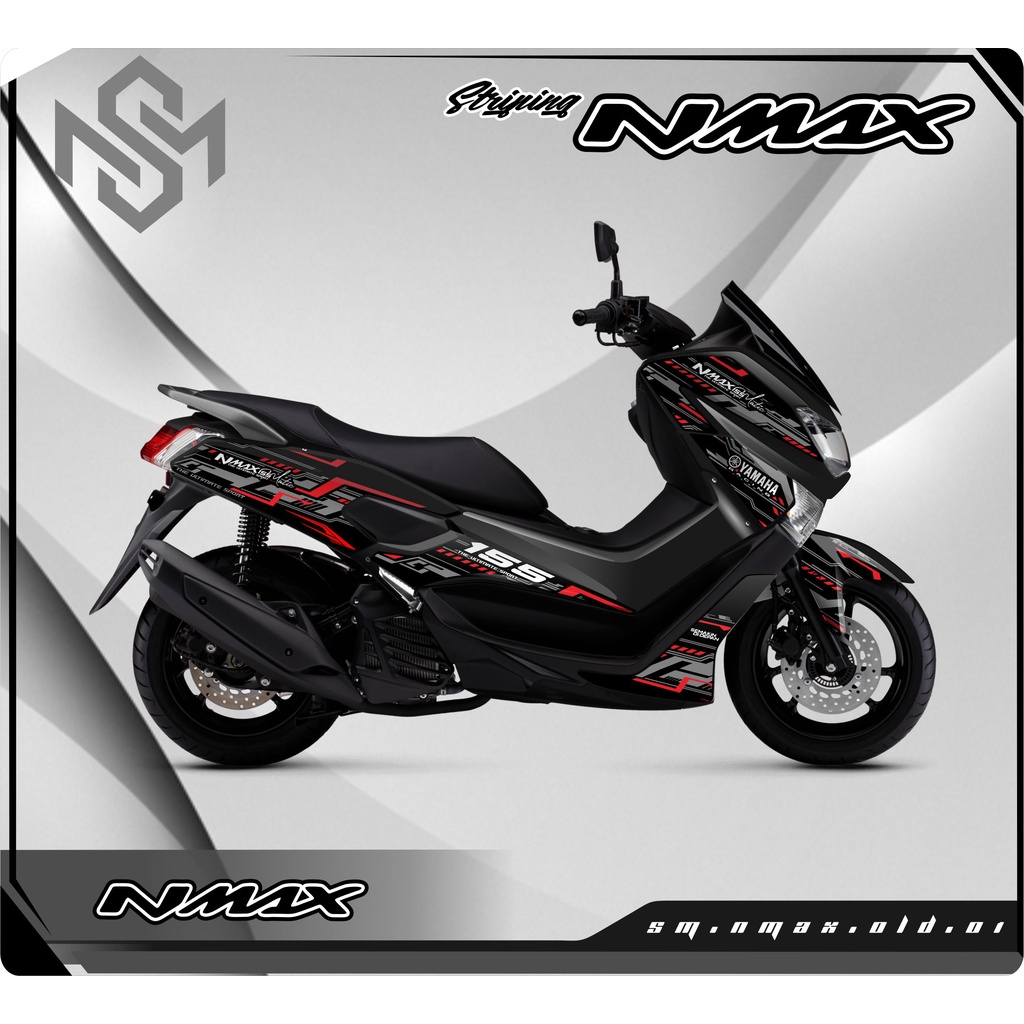 Stiker Striping NMAX OLD - Sticker Yamaha NMAX Aksesoris Body Motor SM01