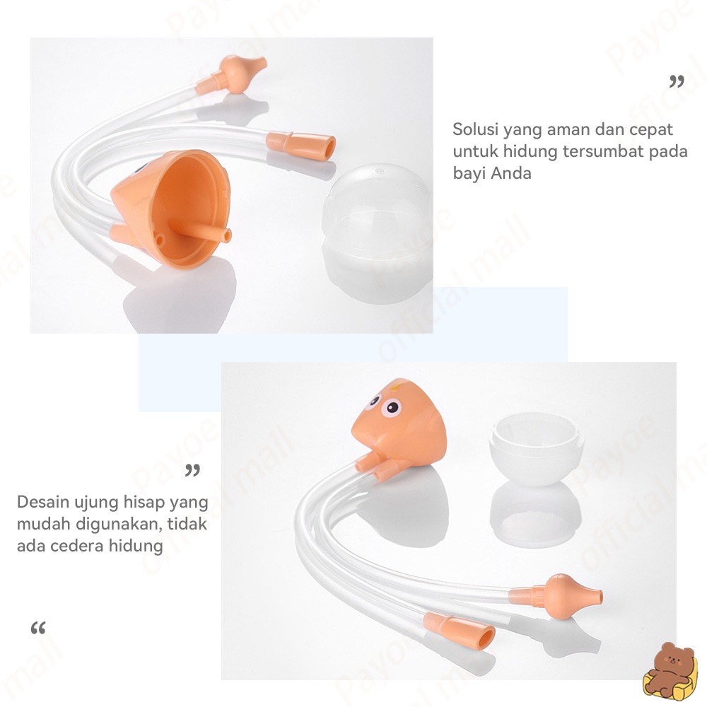 Nasal Aspirator Alat Sedot Ingus Bayi Pembersih Hidung Bayi Karakter Burung Hantu  Model Selang