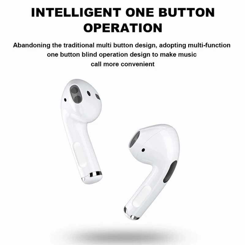 SHIMANG Earphone TWS HiFi Smart Touch Bluetooth 5.0 with Mic - Headset