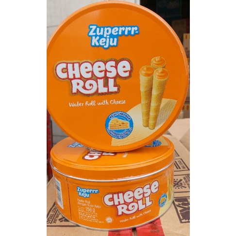 Zuper Keju Cheese Roll Kaleng 156gr