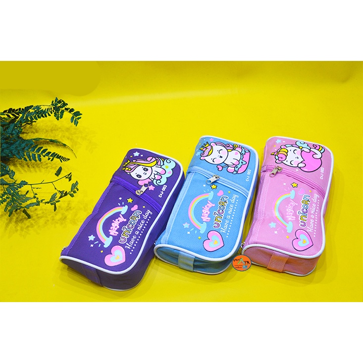 

Tempat Pensil Case Softcase Unicorn 003 Tepak pensil kain