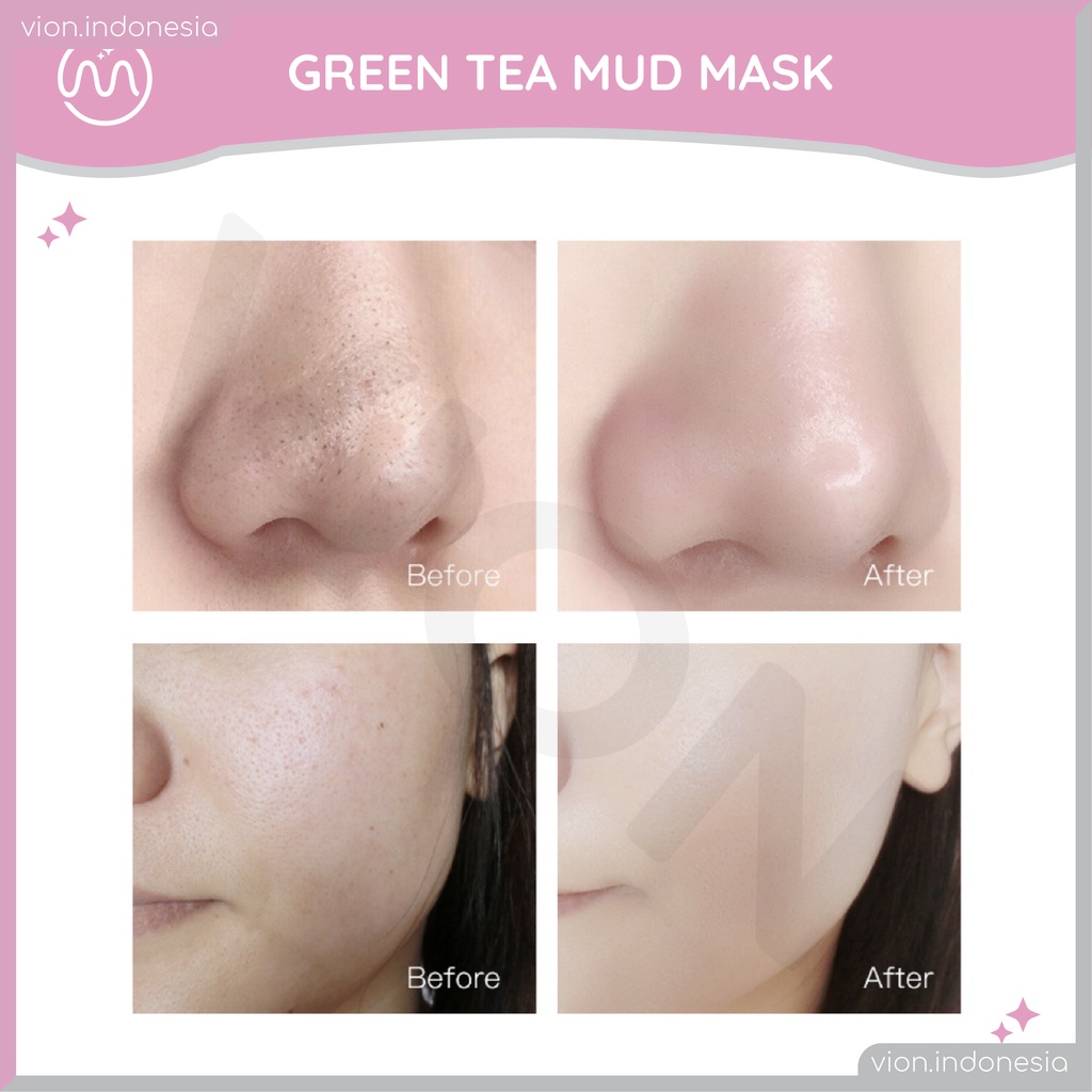 KACHI - TWG Green Tea Cooling Cleansing Mud Mask Natural Moisture Minipink XX007