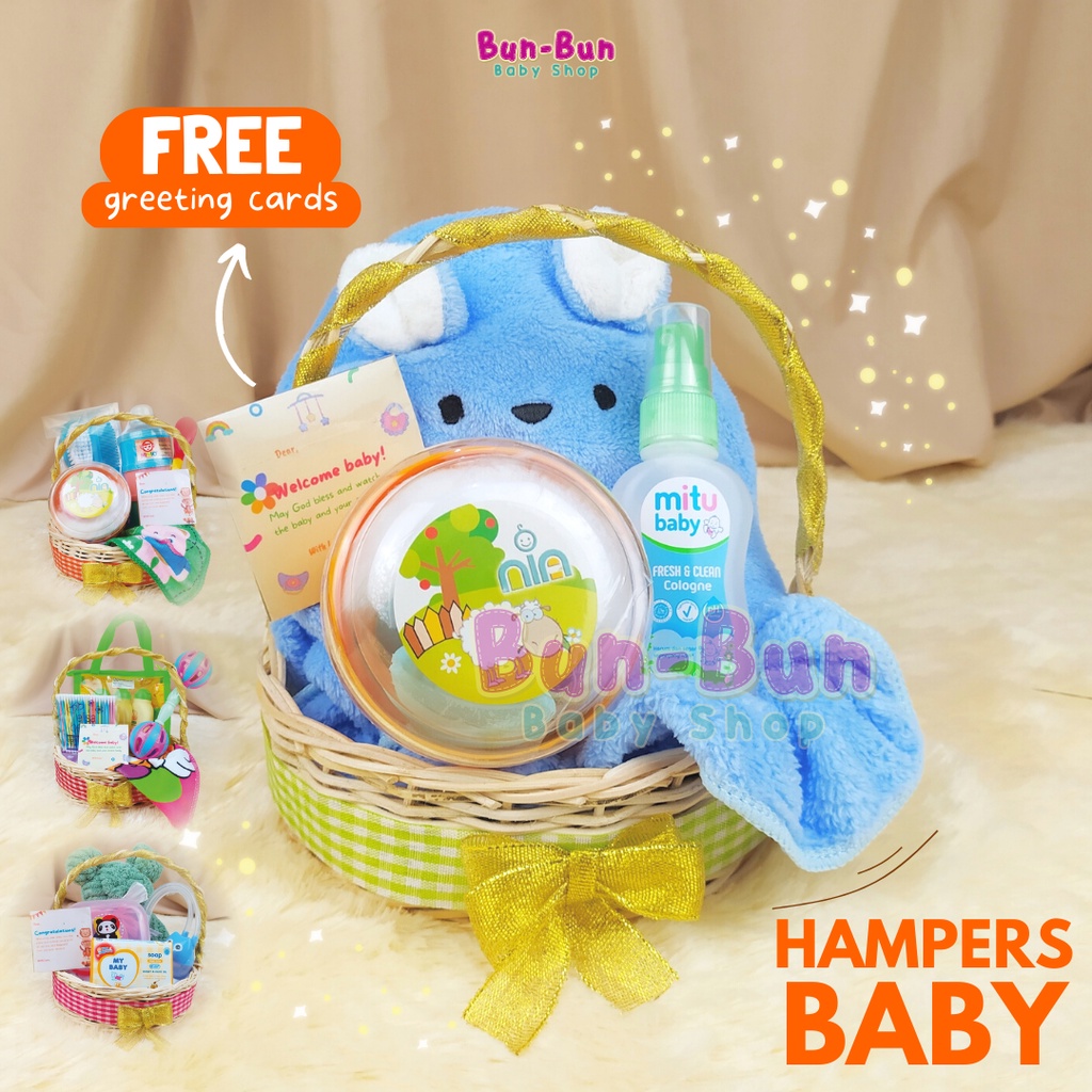 Hampers Bayi Hamper Baby New Born Unisex Boy Girl Kado Lahiran Hadiah Sambang Gift Set Parcel Parsel Newborn Laki Perempuan Perlengkapan Baru Lahir Peralatan Baju Anak Balita Bunbunbabyshop