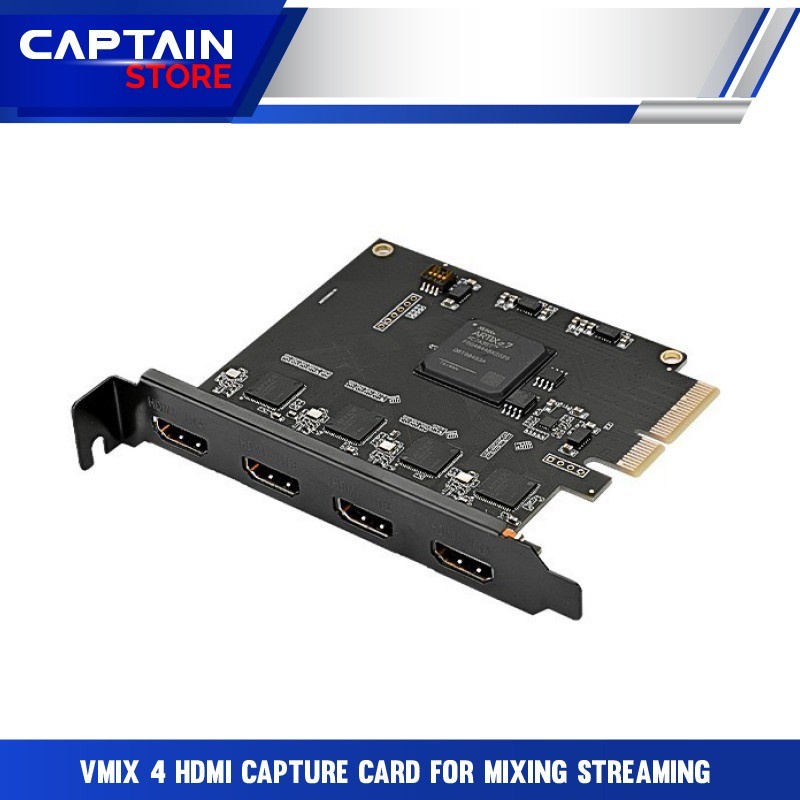VMIX 4 HDMI Capture Card for Mixing Streaming - OBS VMOX Wirecast
