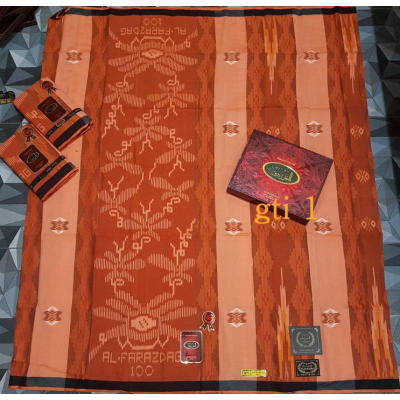 Sarung AL FARAZDAG Mercerized Motif GTI GOLD By KETJUBUNG