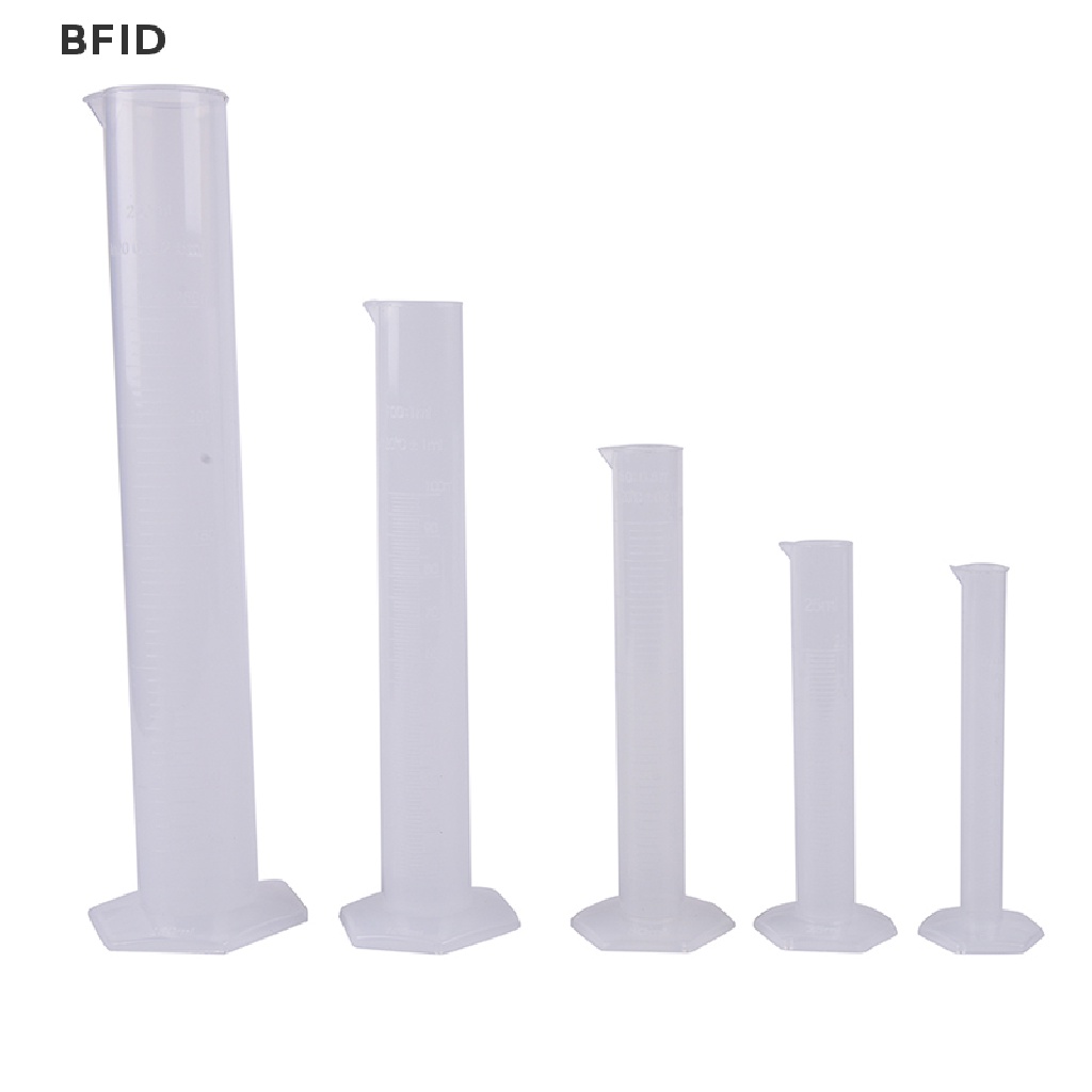 [BFID] Tabung Ukur Plastik 10/25 /50,100/250ML Test Graduated Tube [ID]