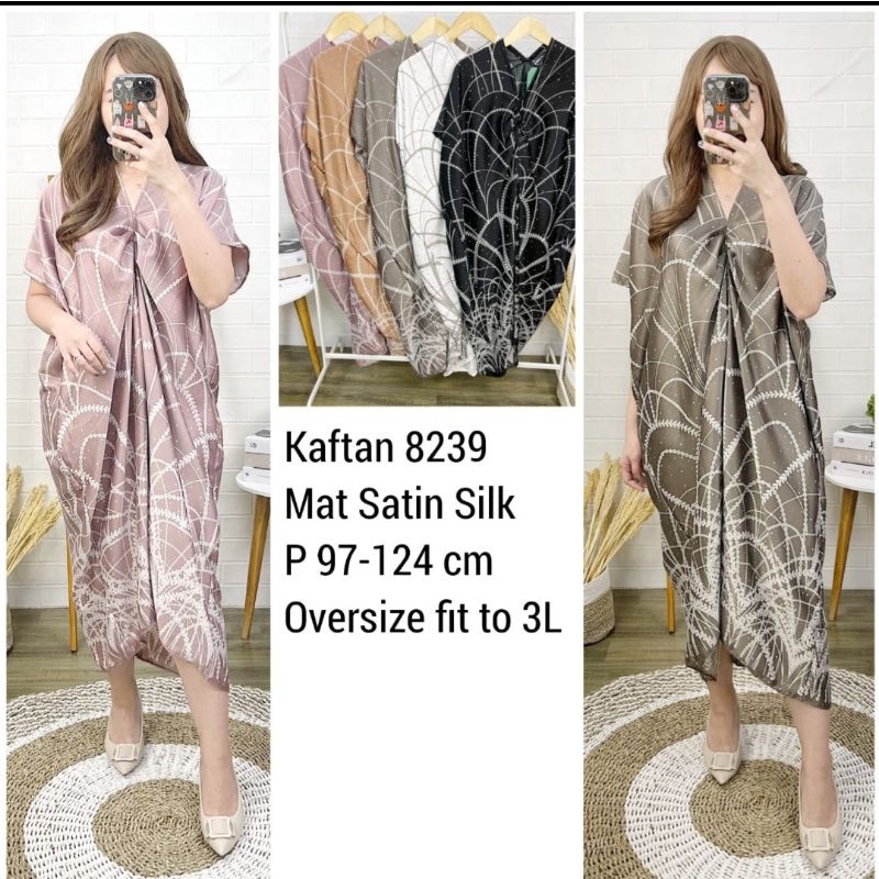 KAFTAN SATIN SILK #8239
