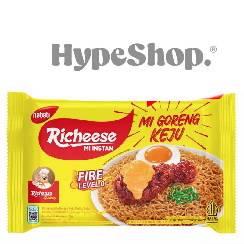 

Richeese Mie Instant Keju Level 0