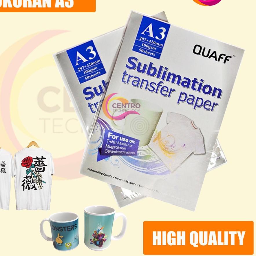 ✥ Kertas Sublim / Sublim Paper A3 / Murah / KoreA ♦